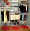Element System 8' Maple and Silver Closet Kit